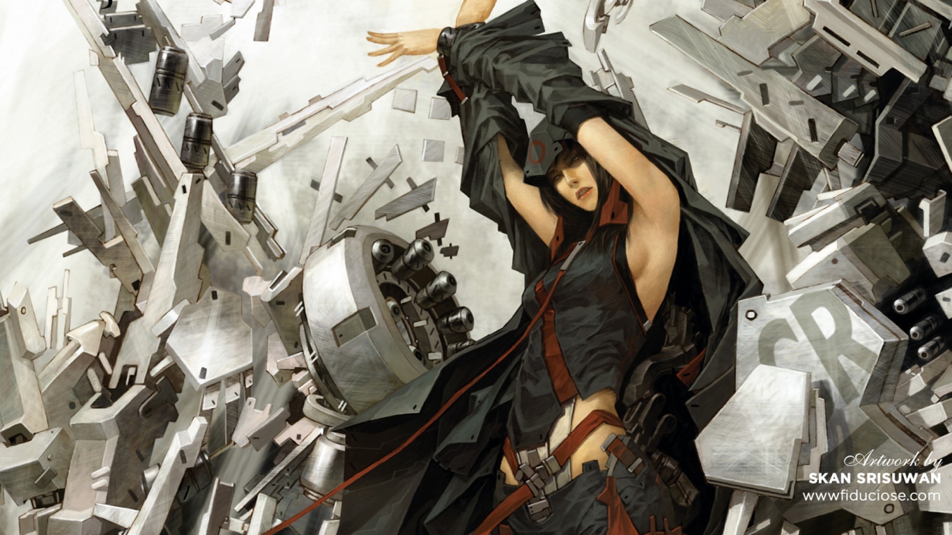 Фэнтези девушка, автор Skan Srisuwan