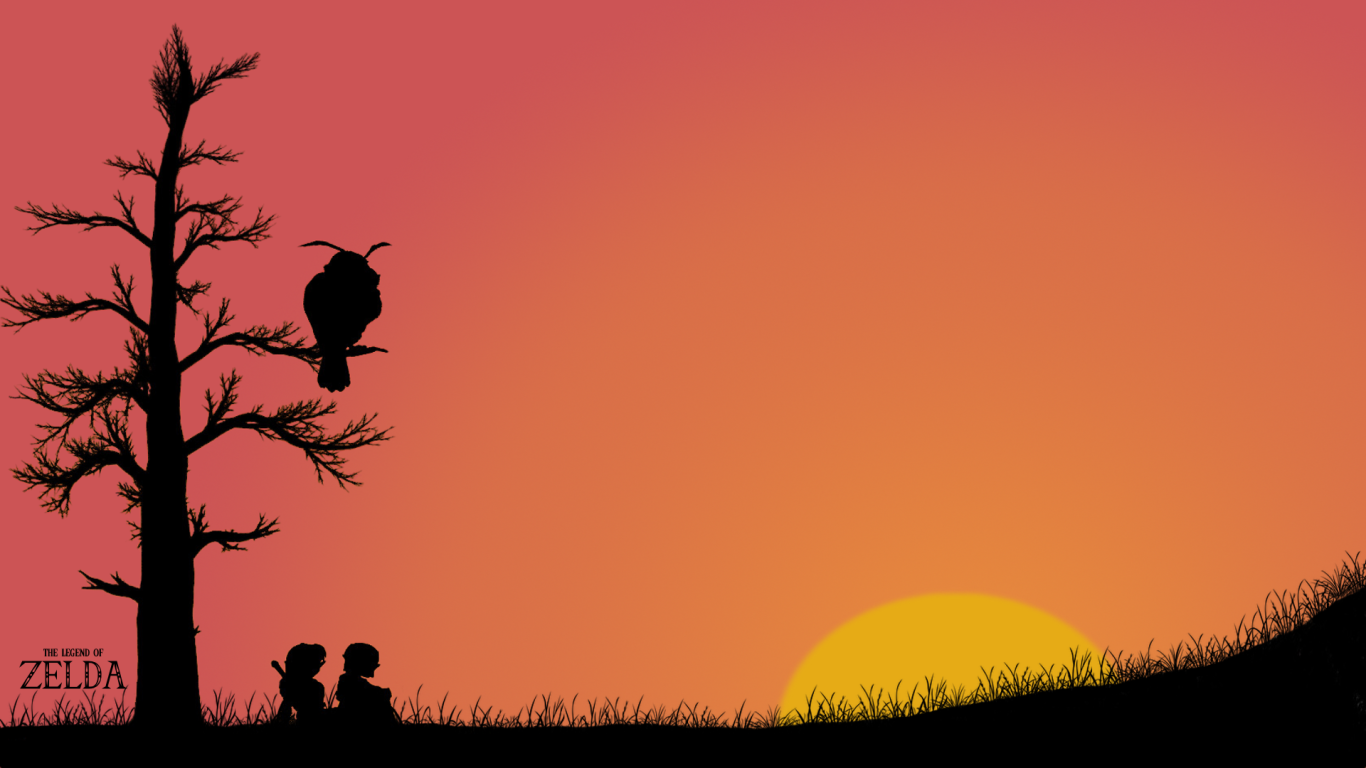 Филин на дереве над путниками