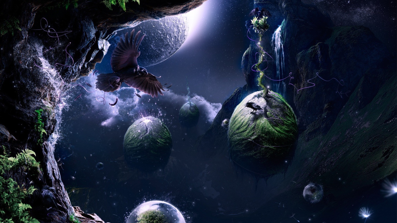 Мир летающих овальных камней