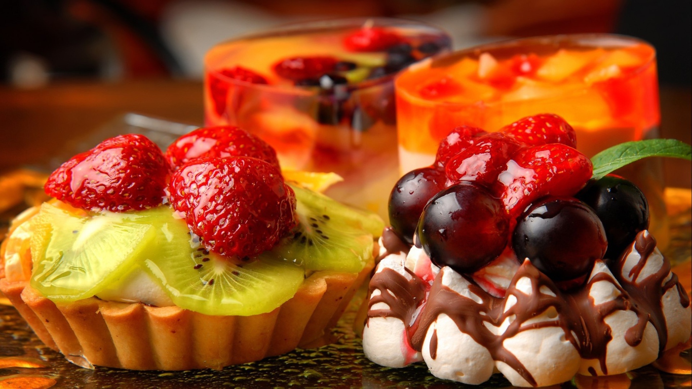 Тарталетки со сладкой начинкой