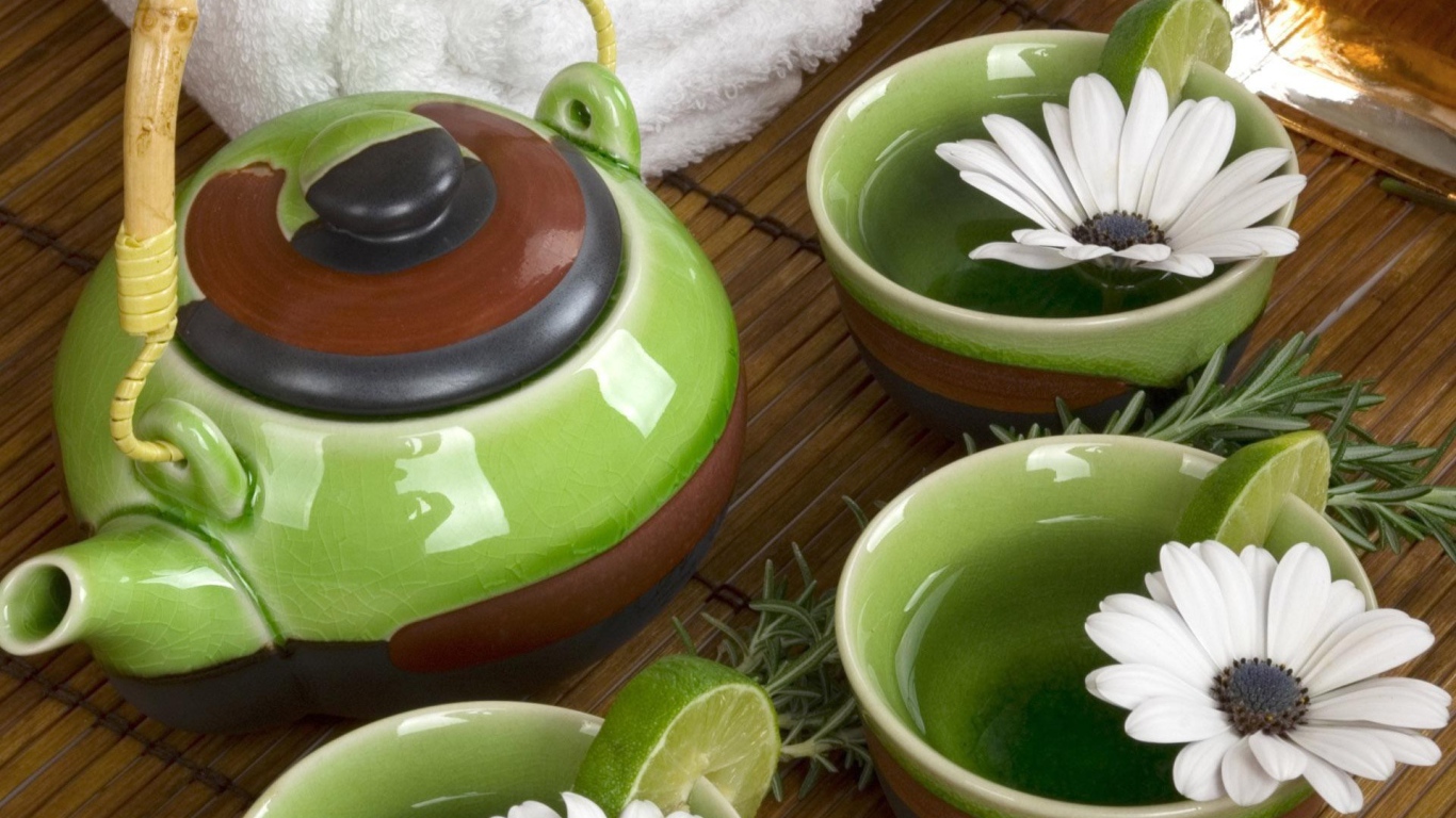 Зеленый чай с жасмином и лаймом