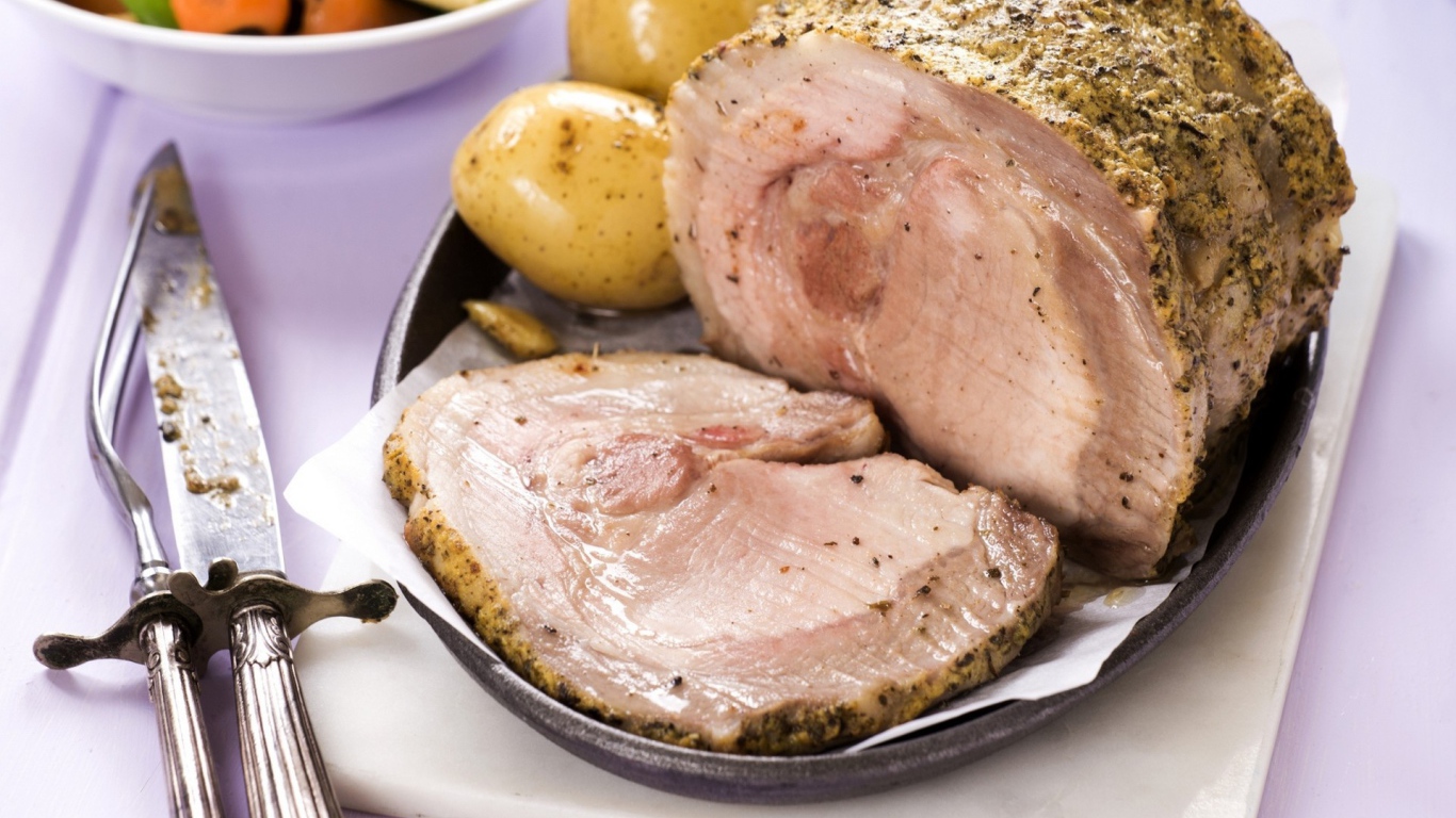 Запеченное с пряностями мясо