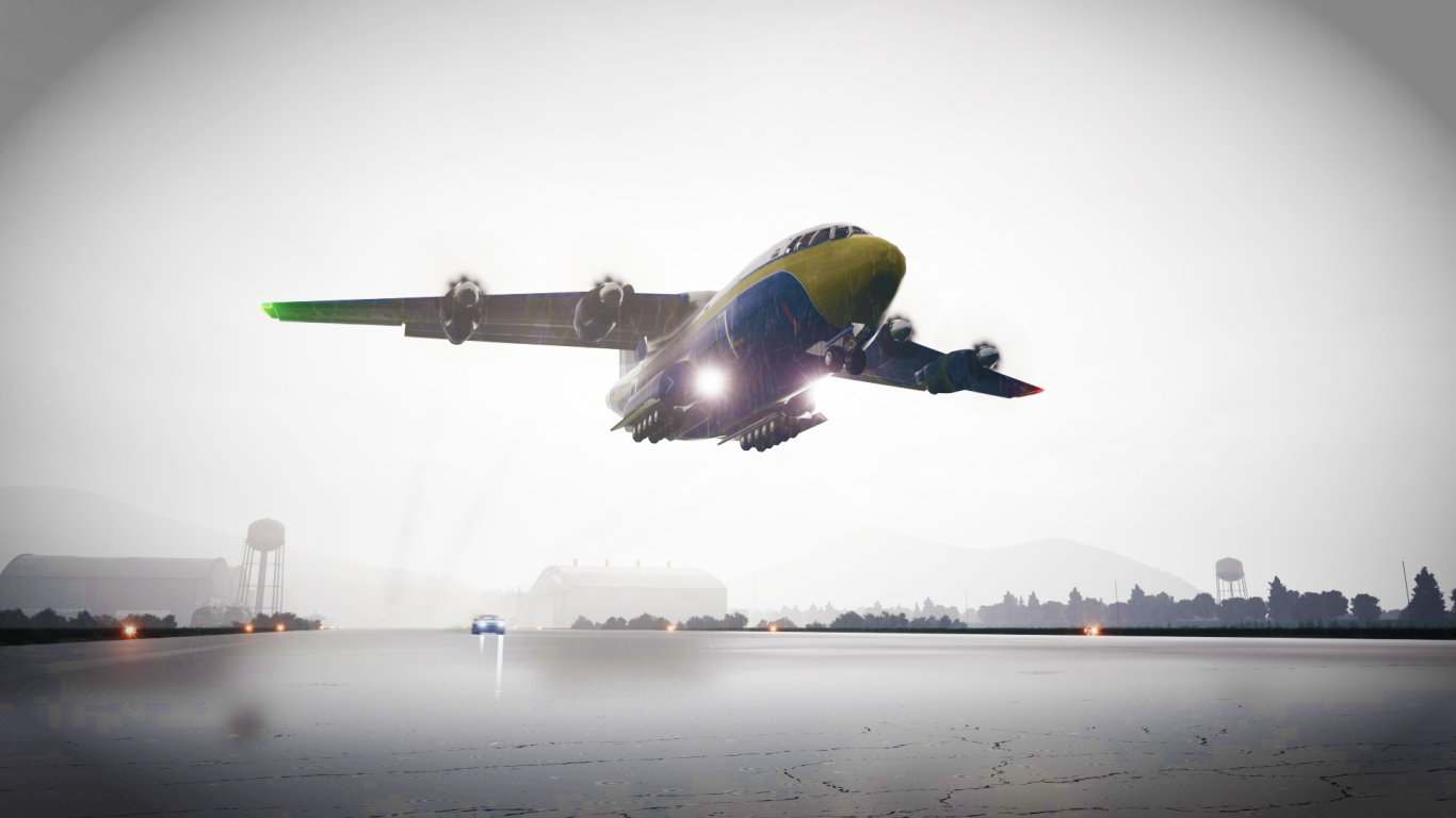 Самолет над гоночной трассой в игре Forza Horizon