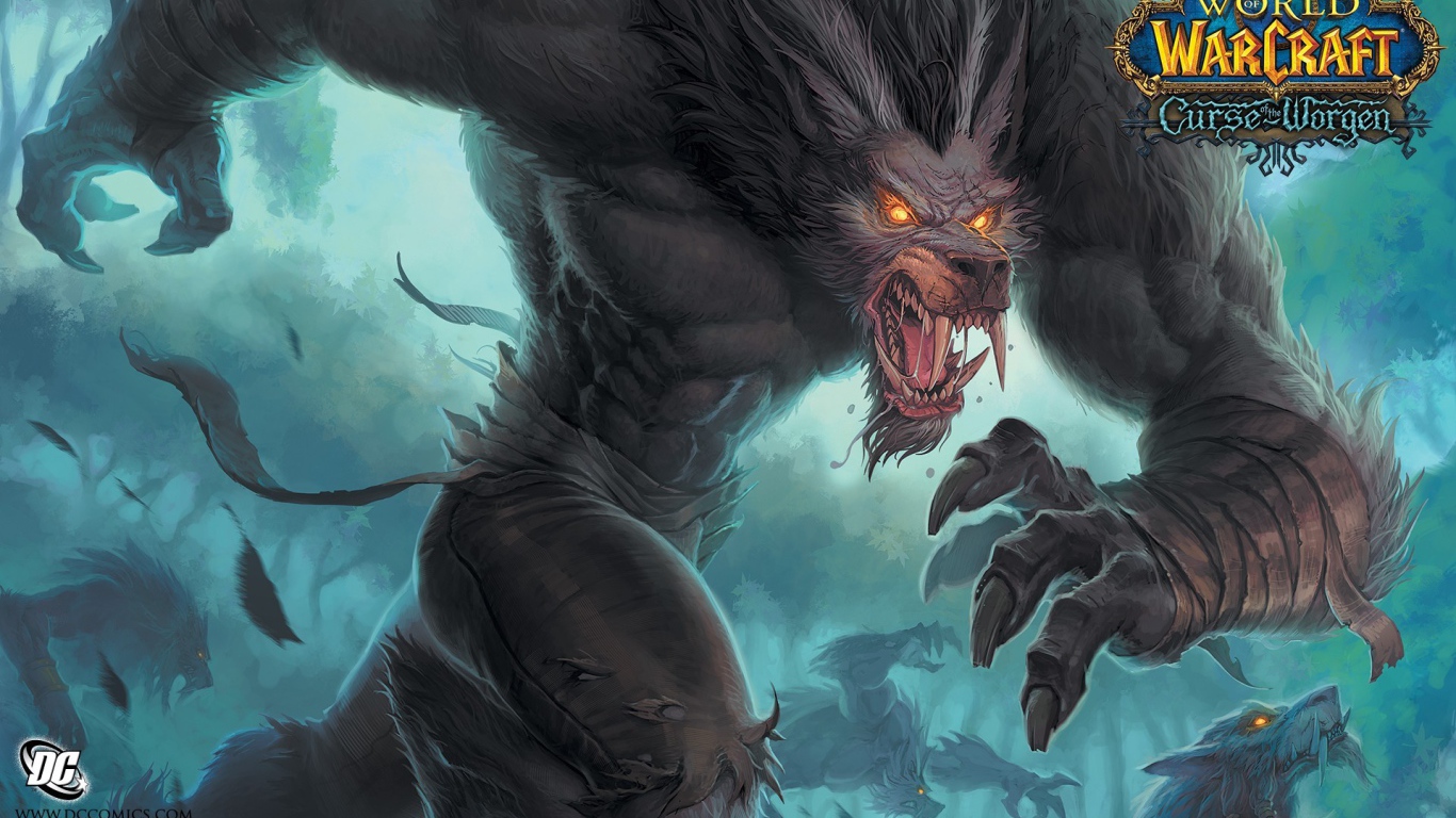 Волк оборотень из игры World of Warcraft