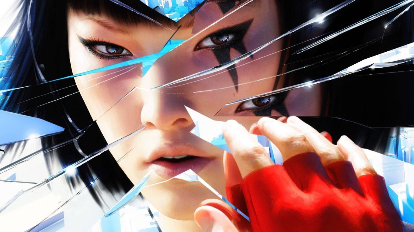 Разбитое зеркало в игре Mirror's Edge