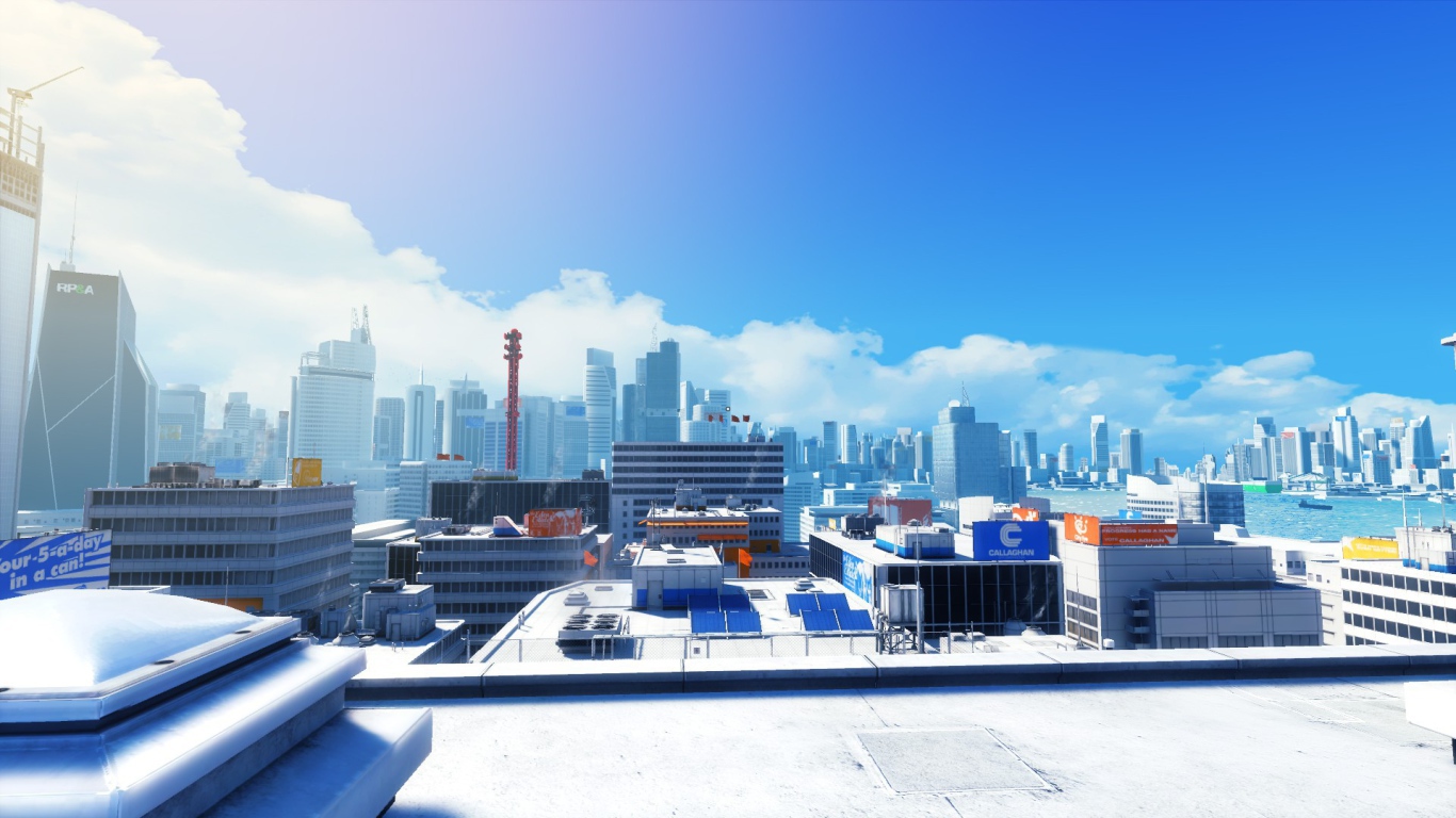 Город в игре Mirror's Edge