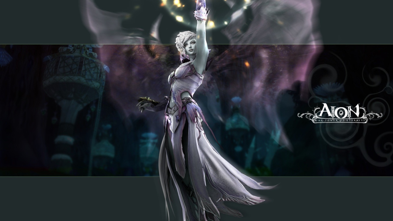 Девушка Асмодиан, игра Aion Online