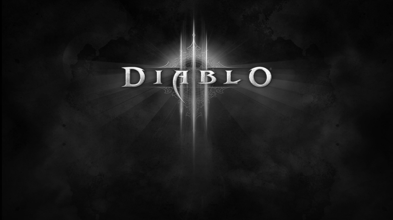 Серый фон, игра Diablo