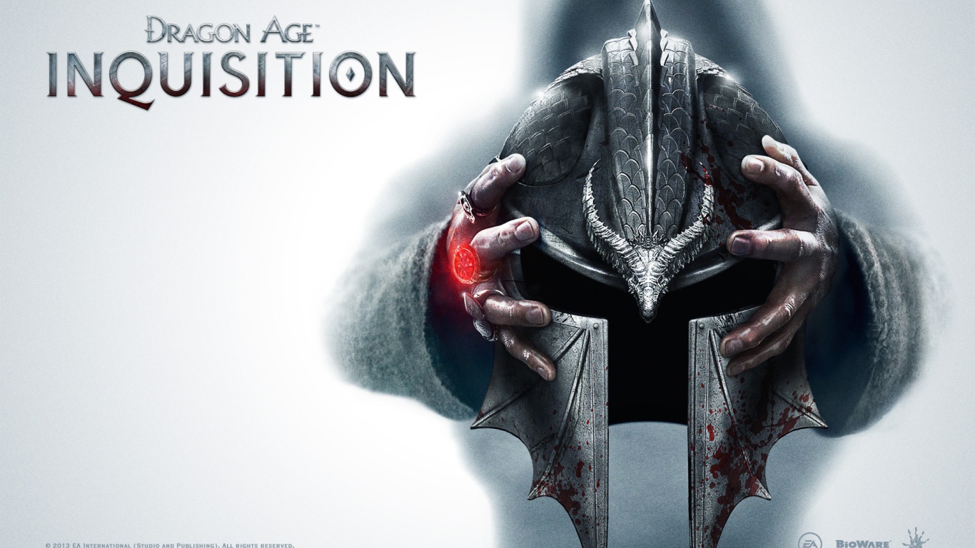 Шлем в руках в игре Dragon Age Inquisition