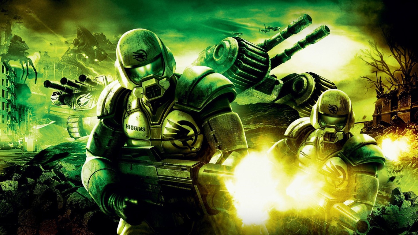 Герои отражают инопланетное вторжение