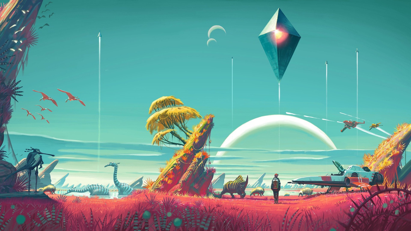 Находящаяся в разработке игра No Man's Sky