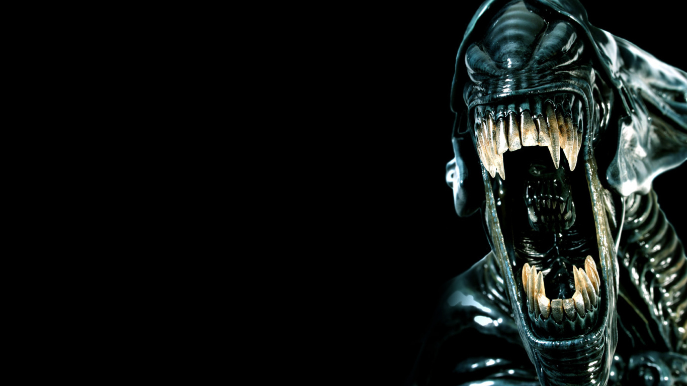 Монстр пришелец из игры Alien Isolation