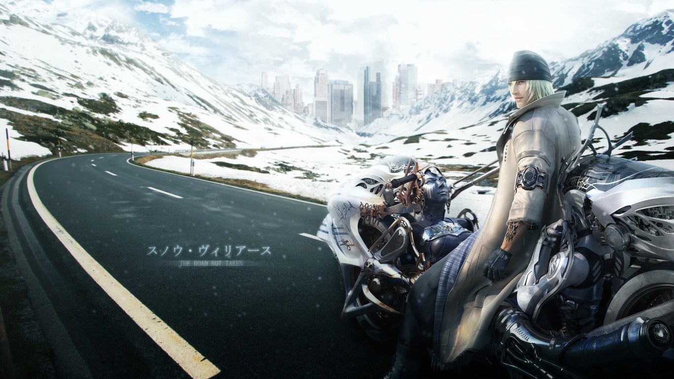 Мотоциклист в ролевой игре Final Fantasy VI