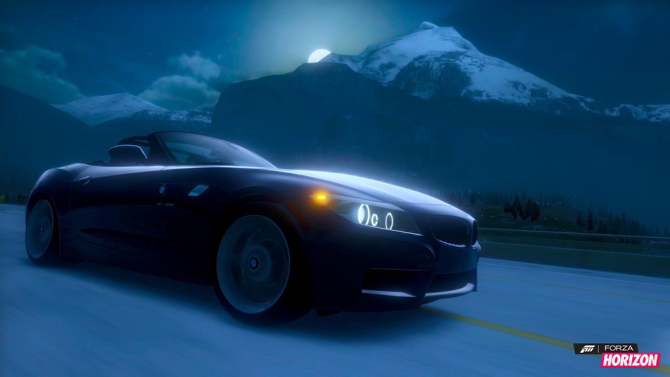 Ночные гонки в игре Forza Horizon