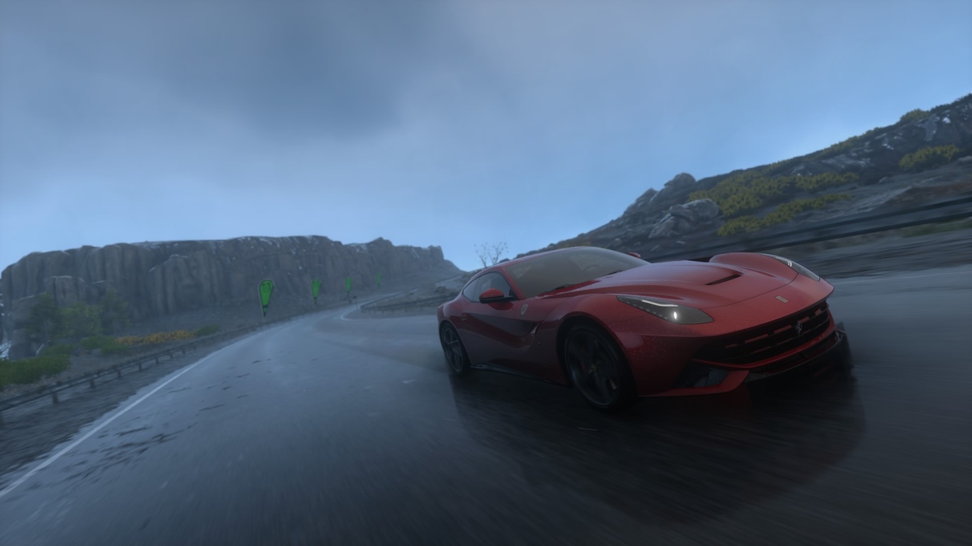 Красный Феррари в игре Driveclub