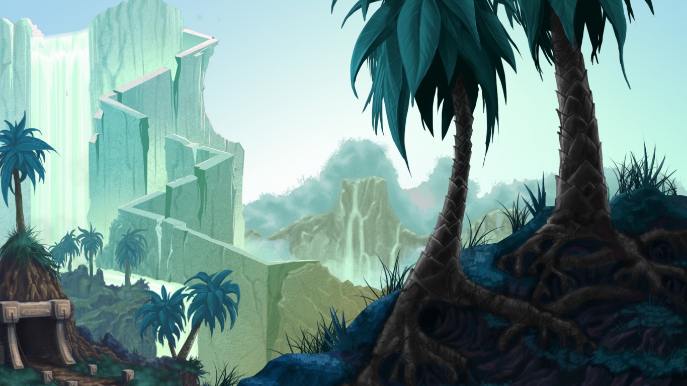 Лестница в небо, фон игры Bejeweled 3