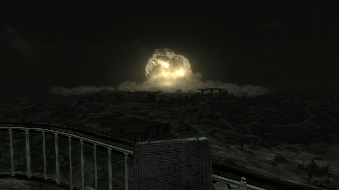 Взрыв в игре Fallout 3