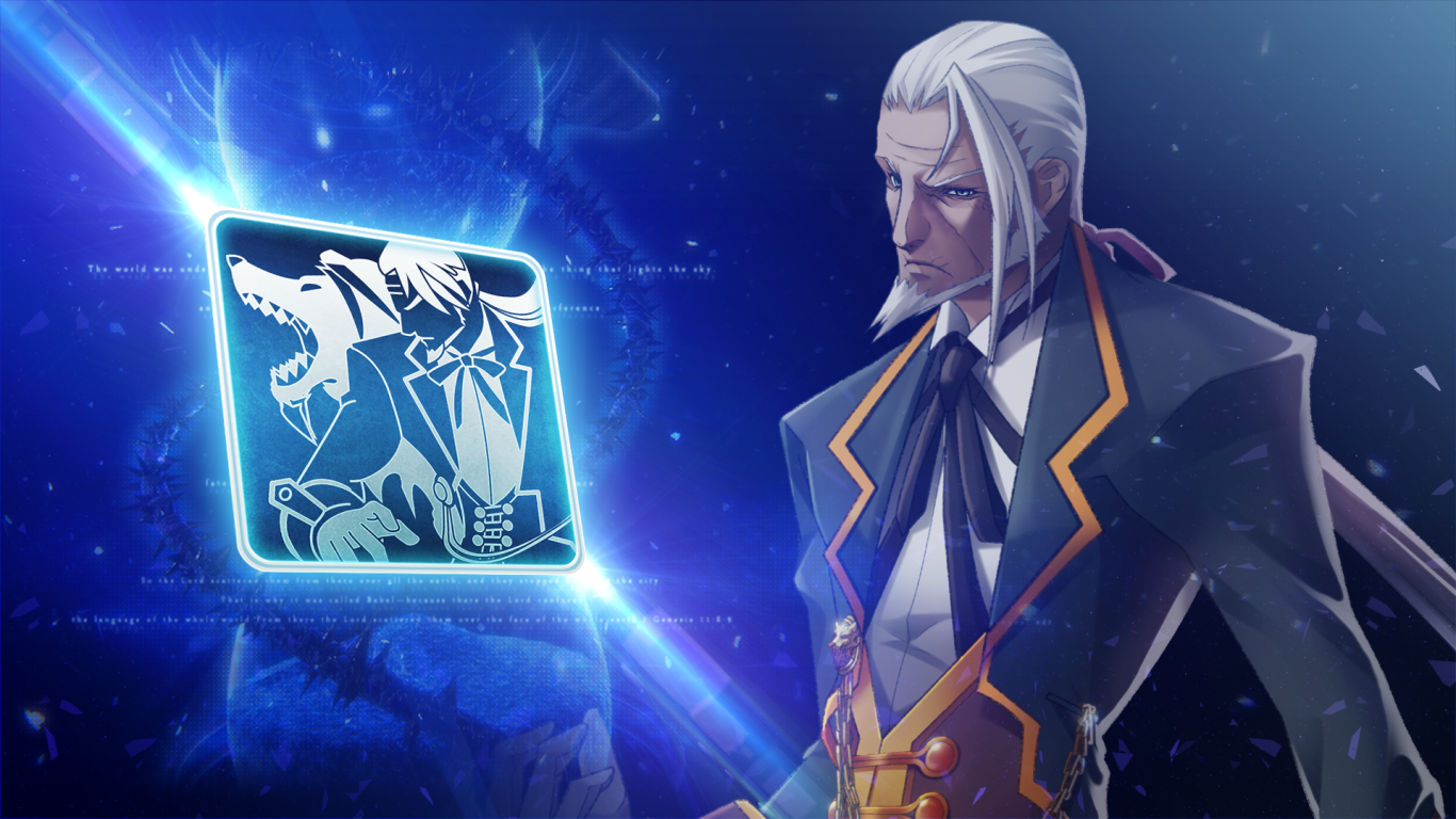 Седой старик в игре Blazblue