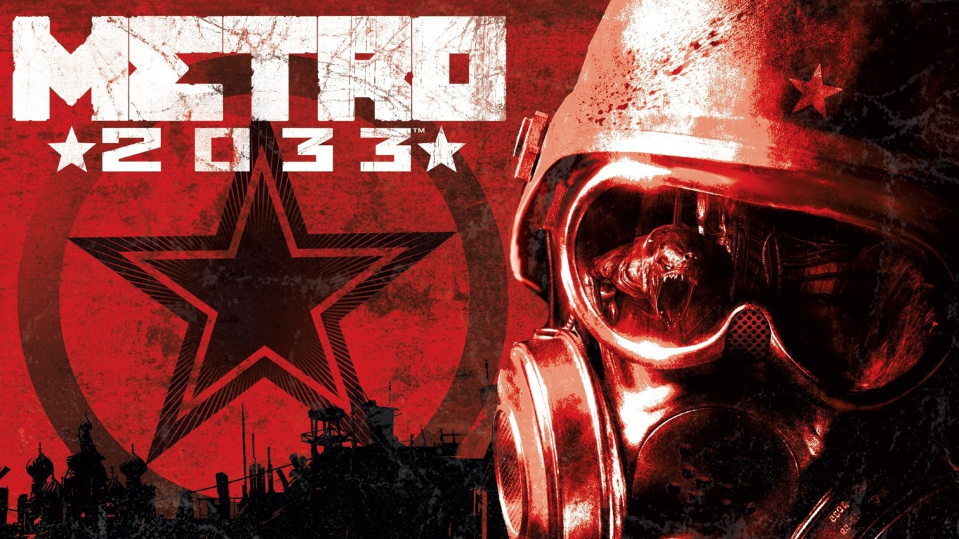 Постер популярной игры Metro 2033
