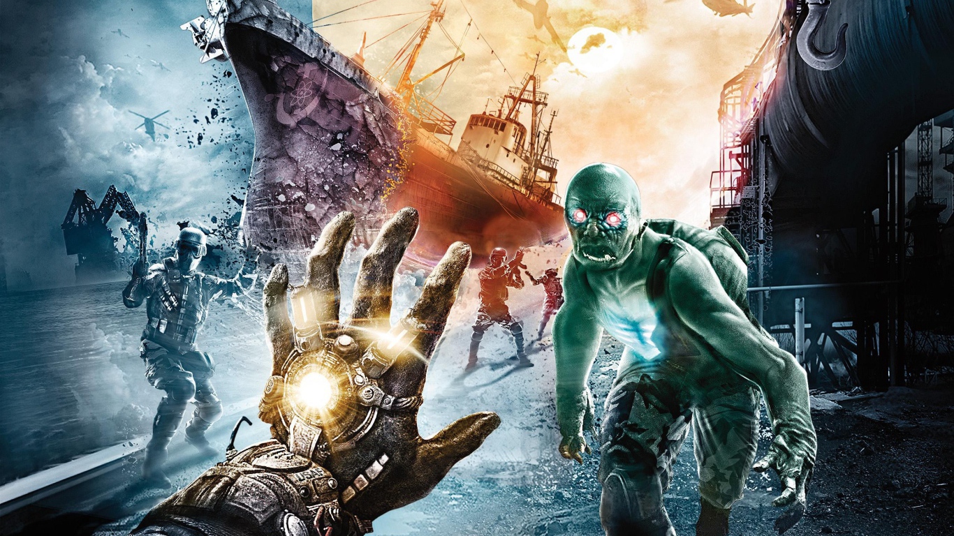 Попытка сражаться с зомби