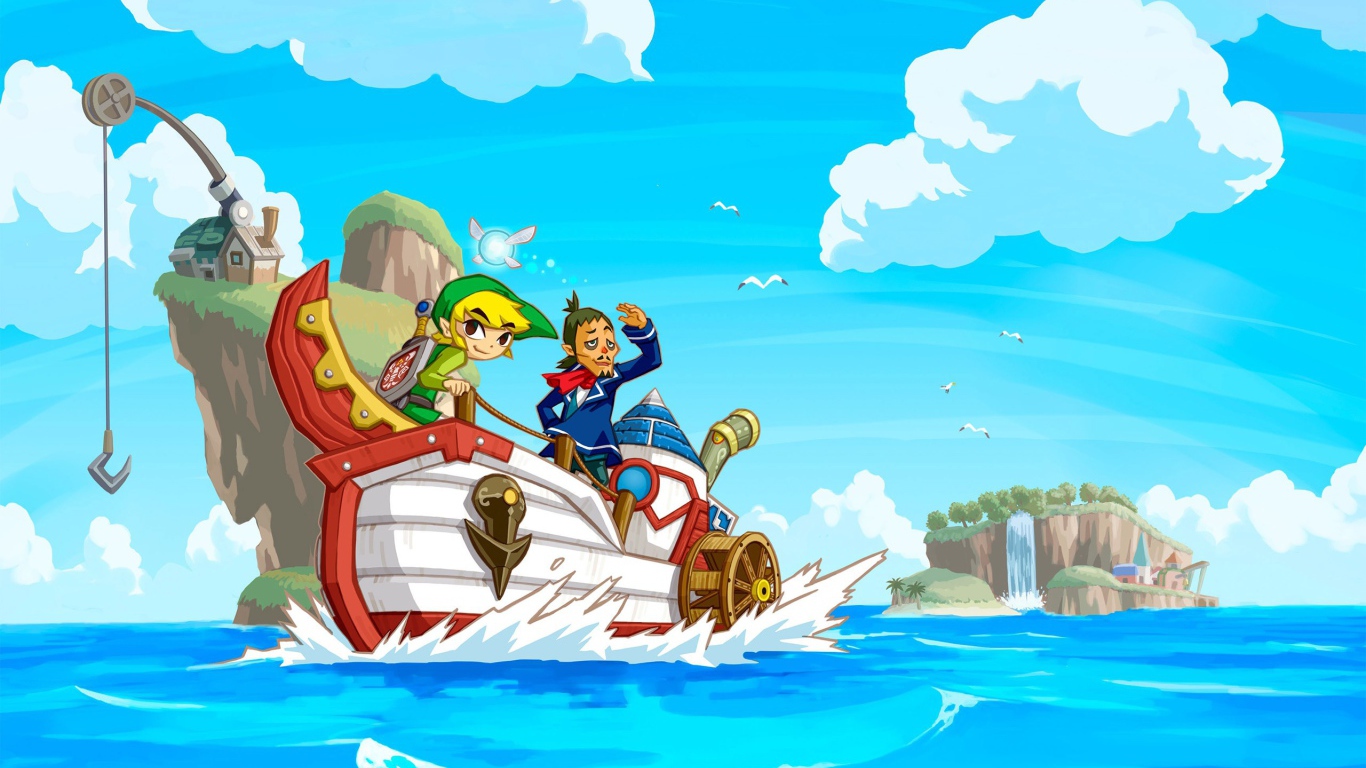 Морское путешествие в игре The Legend of Zelda The Minish Cap