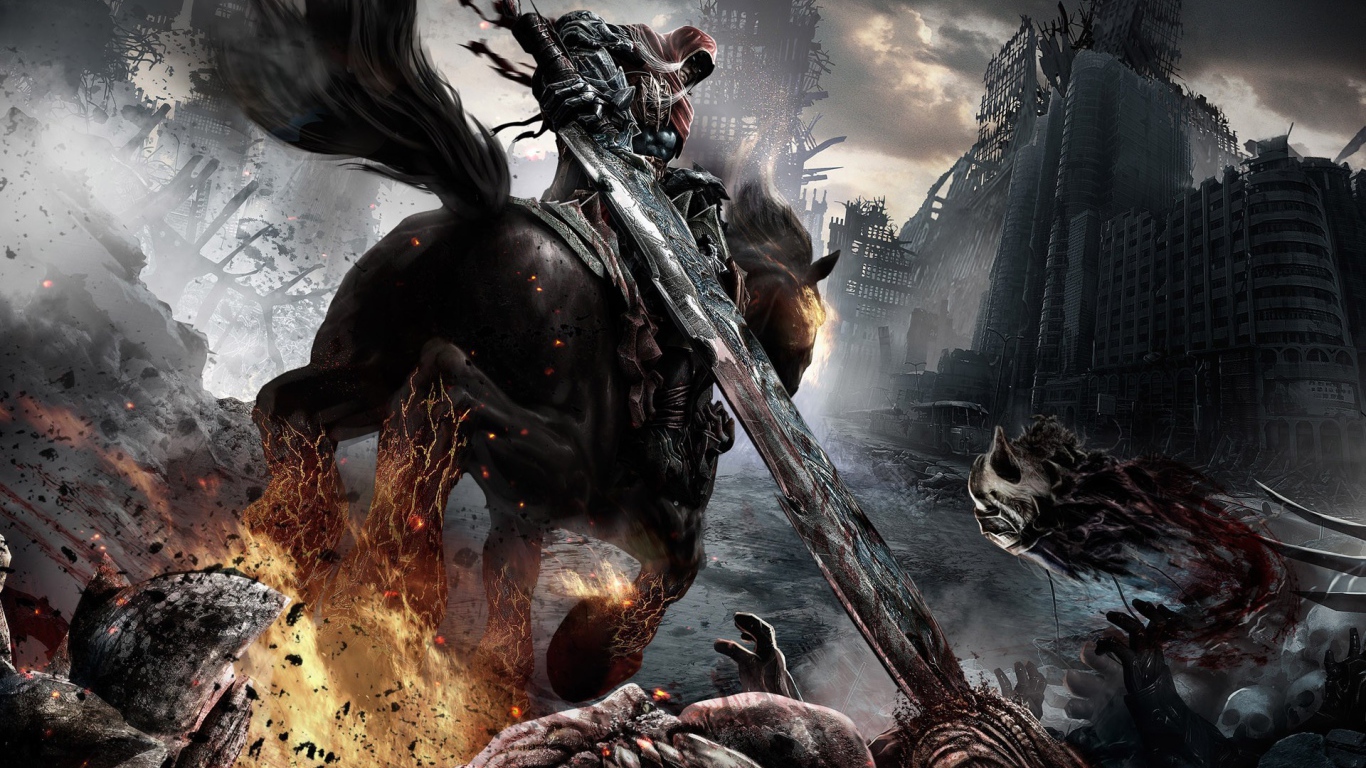 Воин темной стороны в видеоигре