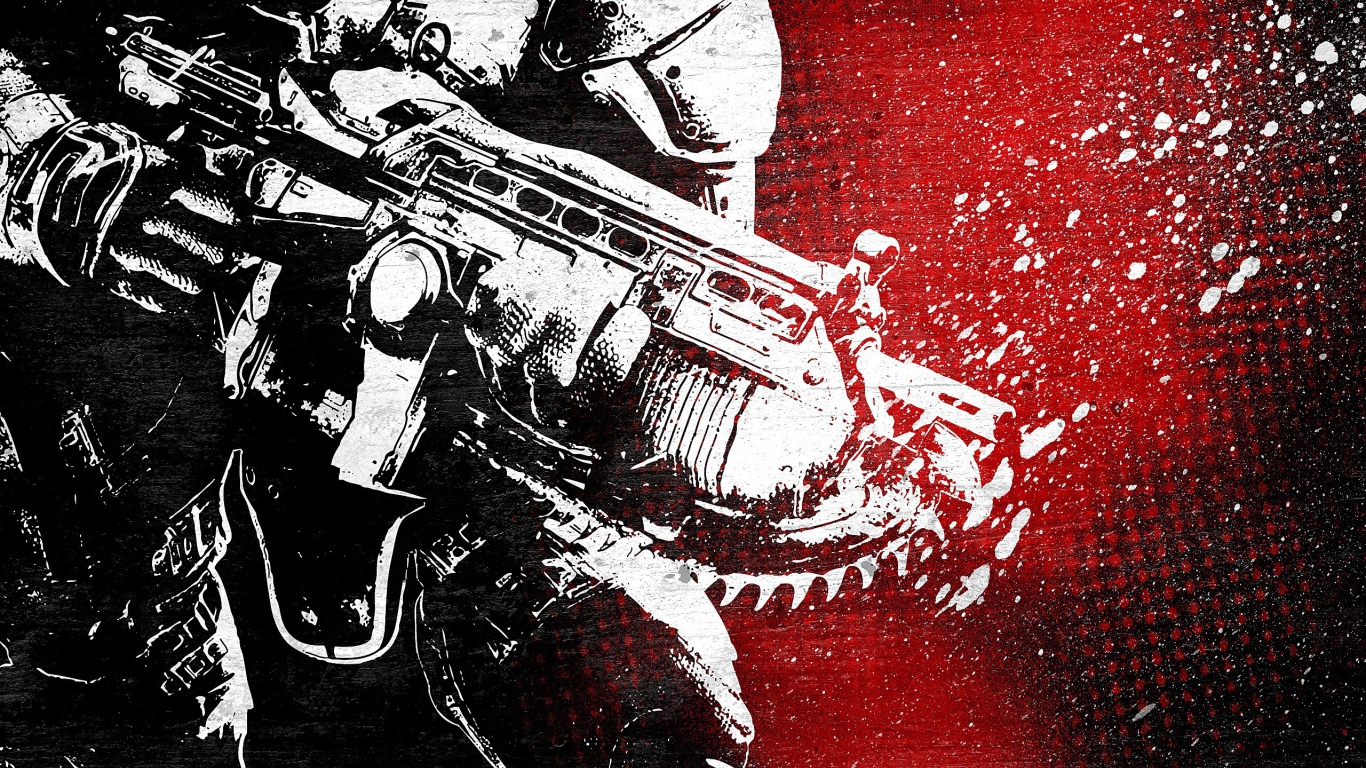 Белый робот, игра Gears of War