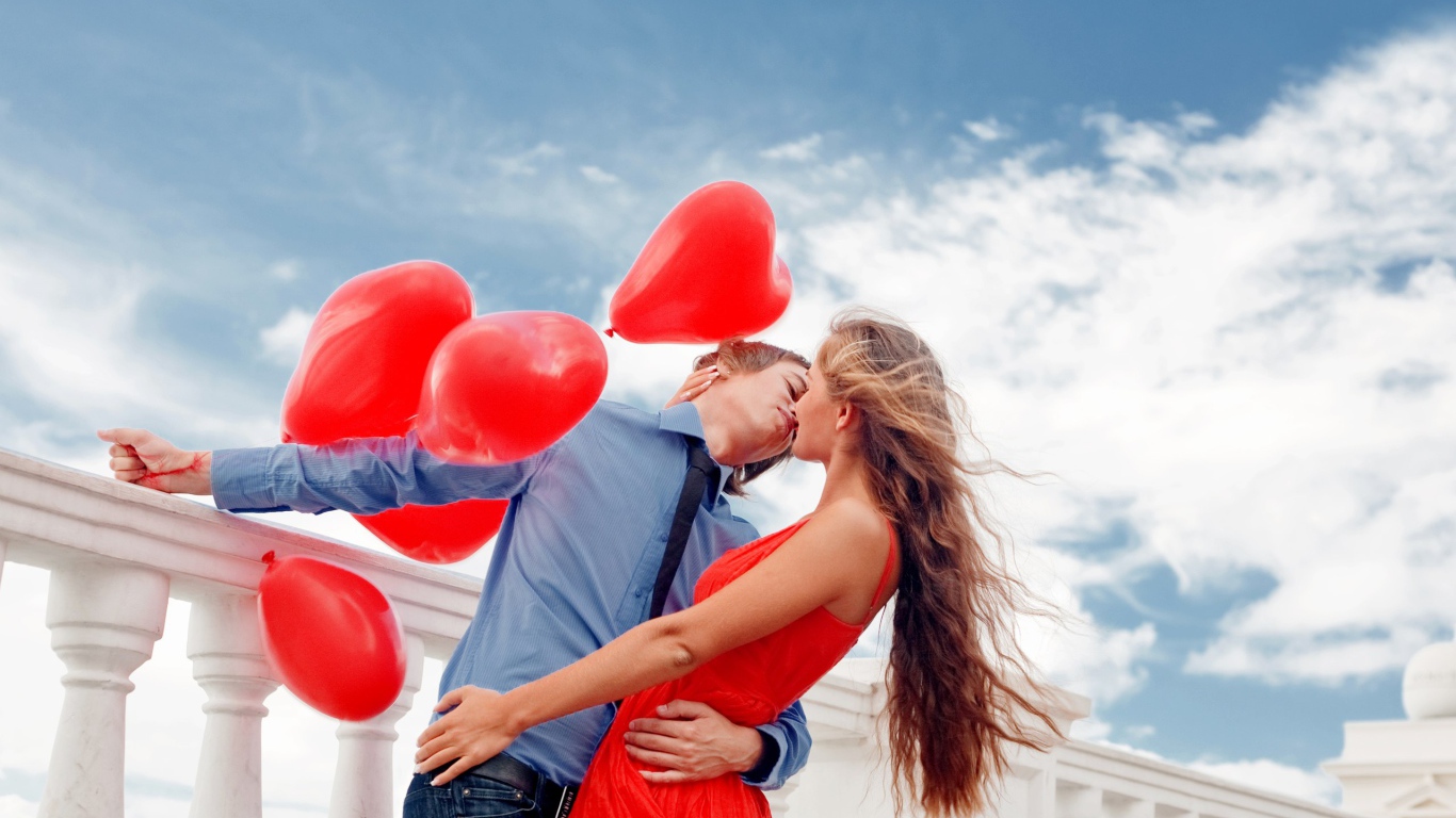 Парень и девушка романтики