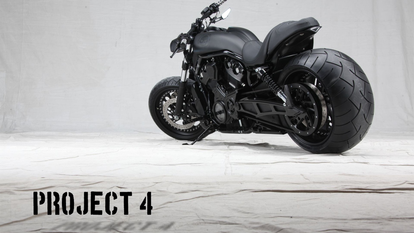 Black motorcycle Project 4