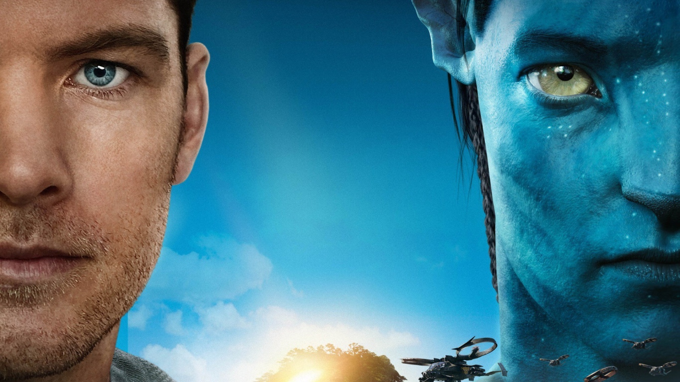 Sam Warrington in the movie Avatar Desktop wallpapers 1366x768