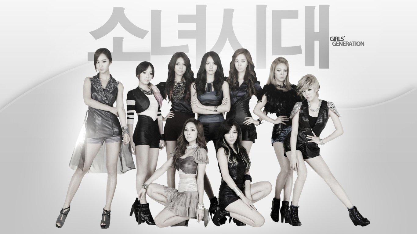 Постер корейской группы Girls’ Generation
