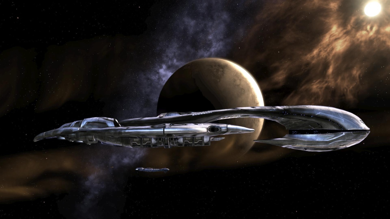 Исследовательский корабль на краю галактики