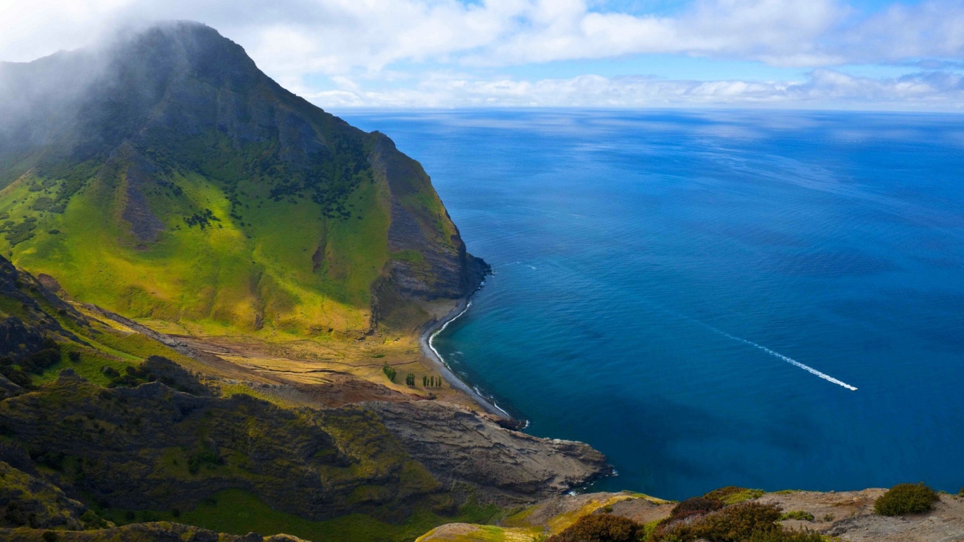 Океанское побережье в Чили