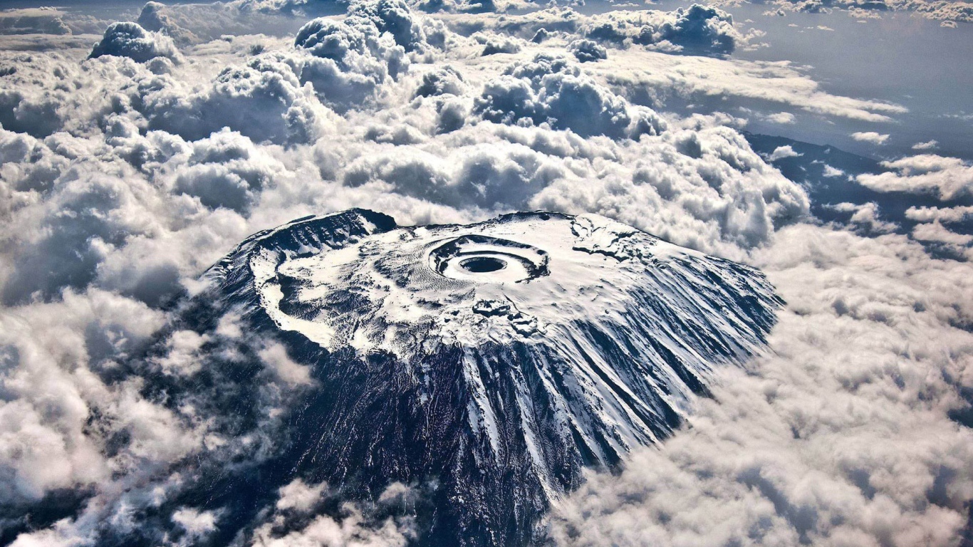 Плоская вершина горы Килиманджаро, Африка
