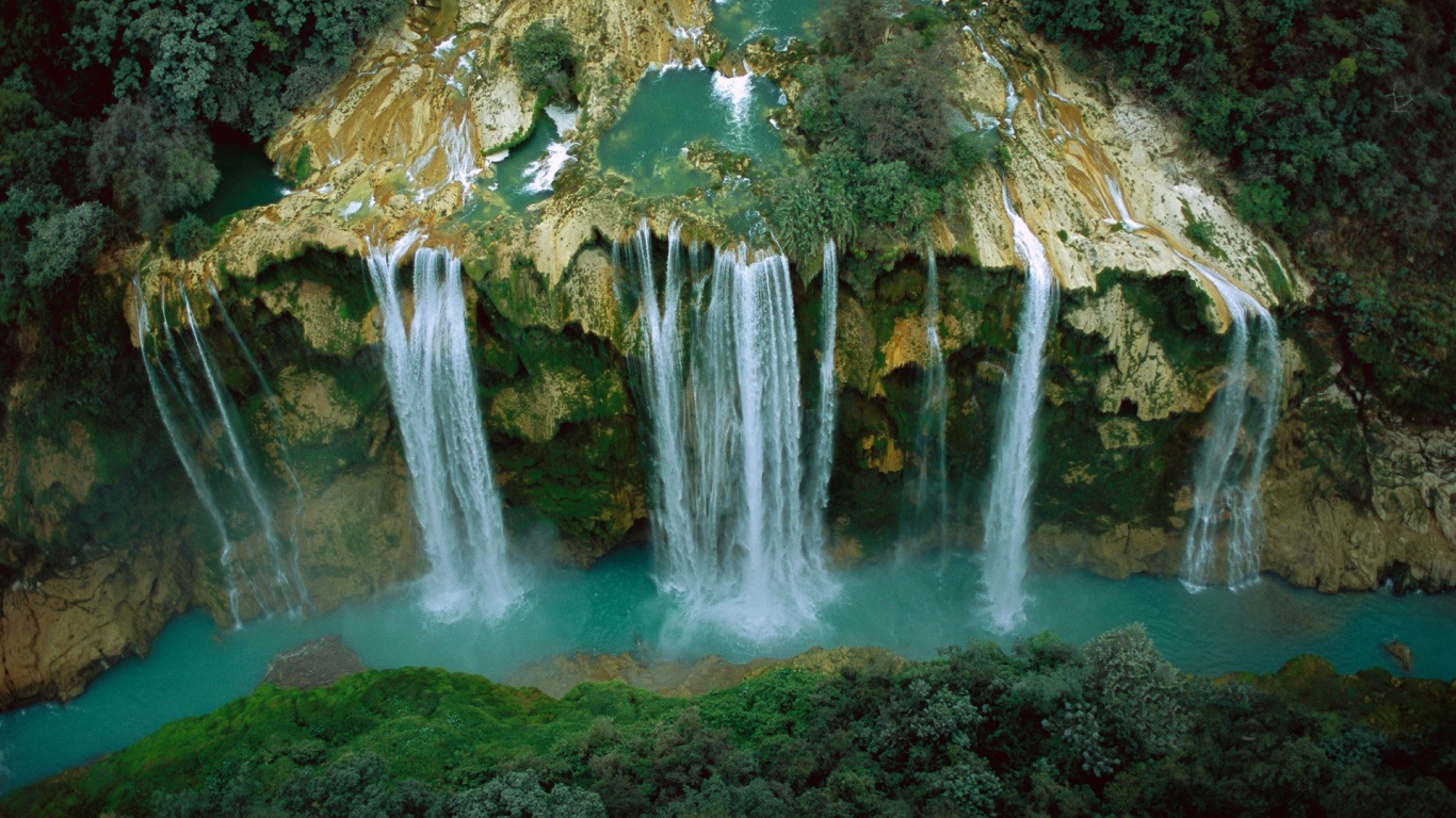 Водопад в Мексике