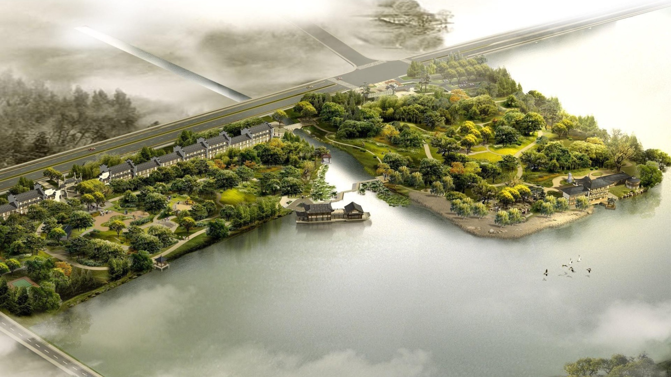 Дома на намывных территориях в Нидерландах