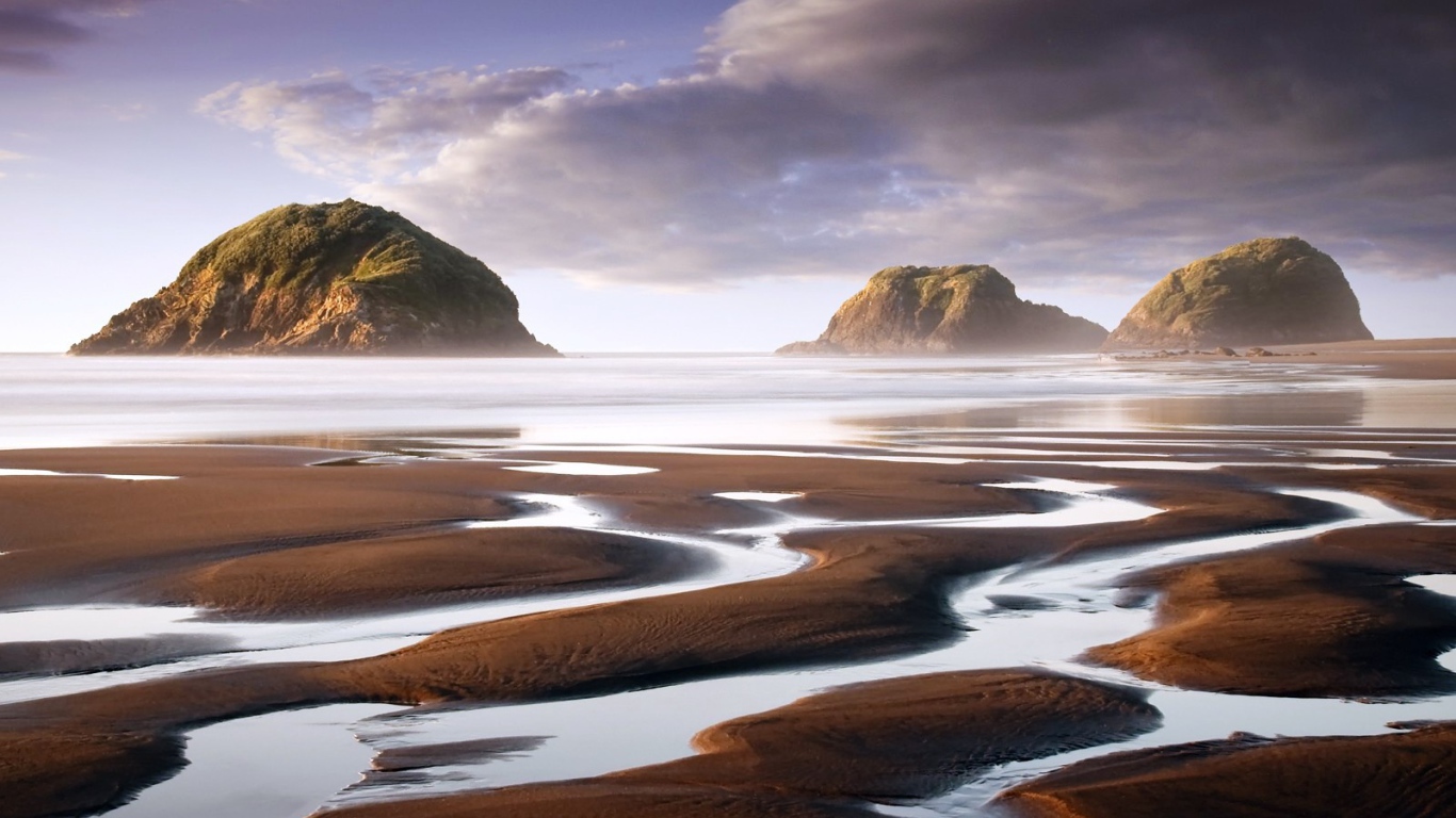 Сказочный пейзаж в Новой Зеландии