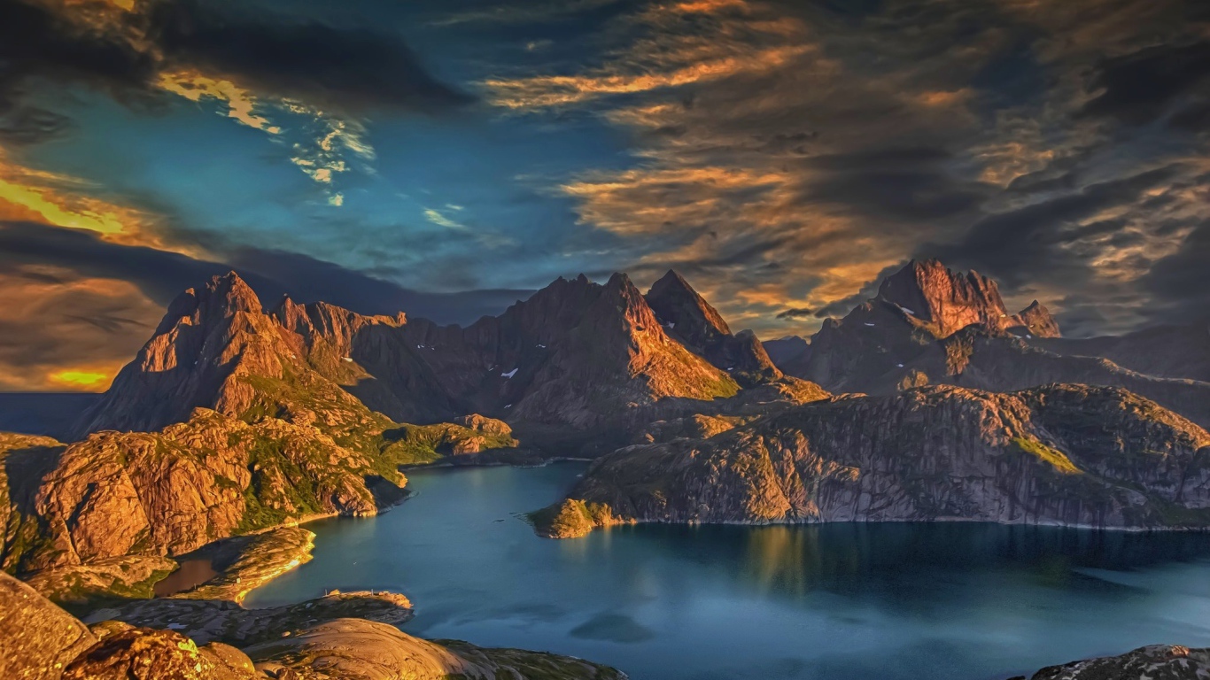 Лофотенские острова в Норвегии