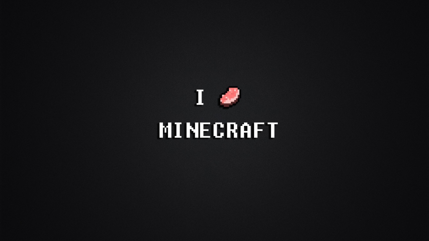 Я люблю игру Minecraft