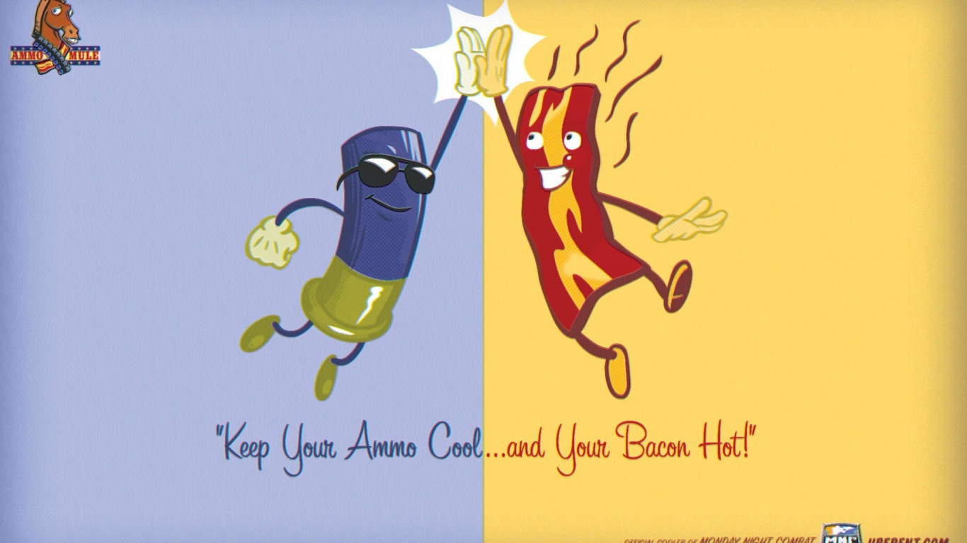 Держи патроны прохладными, а бекон горячим
