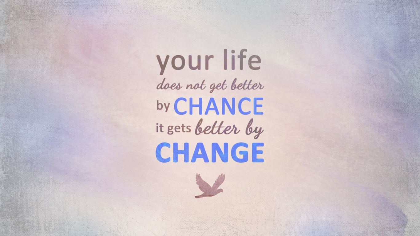 Жизнь не дает тебе шансов - она и есть твой шанс!