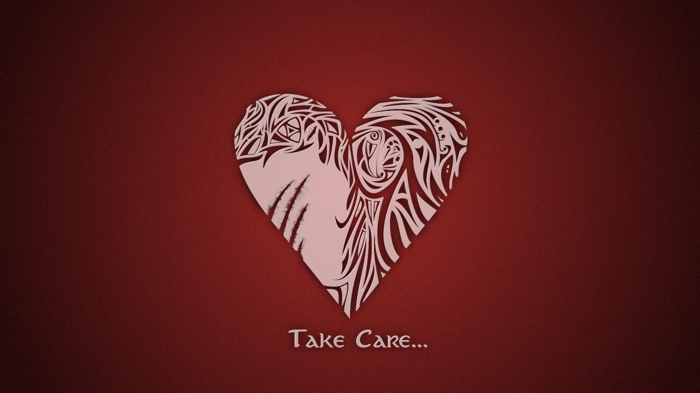 Берегите свою любовь, красный фон