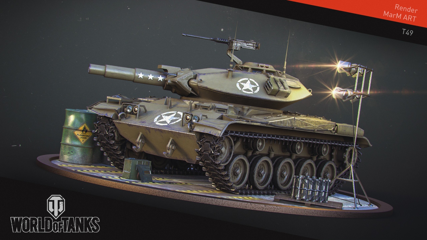 Игра World of Tanks, танк Т-49