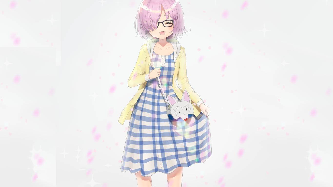 Девушка с кроликом аниме Судьба. Великая Кампания