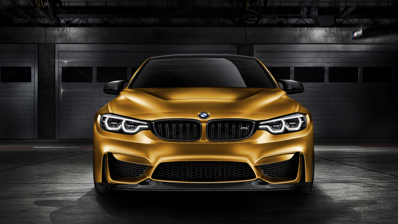 Автомобиль  BMW M4 GTS, 2018 вид спереди