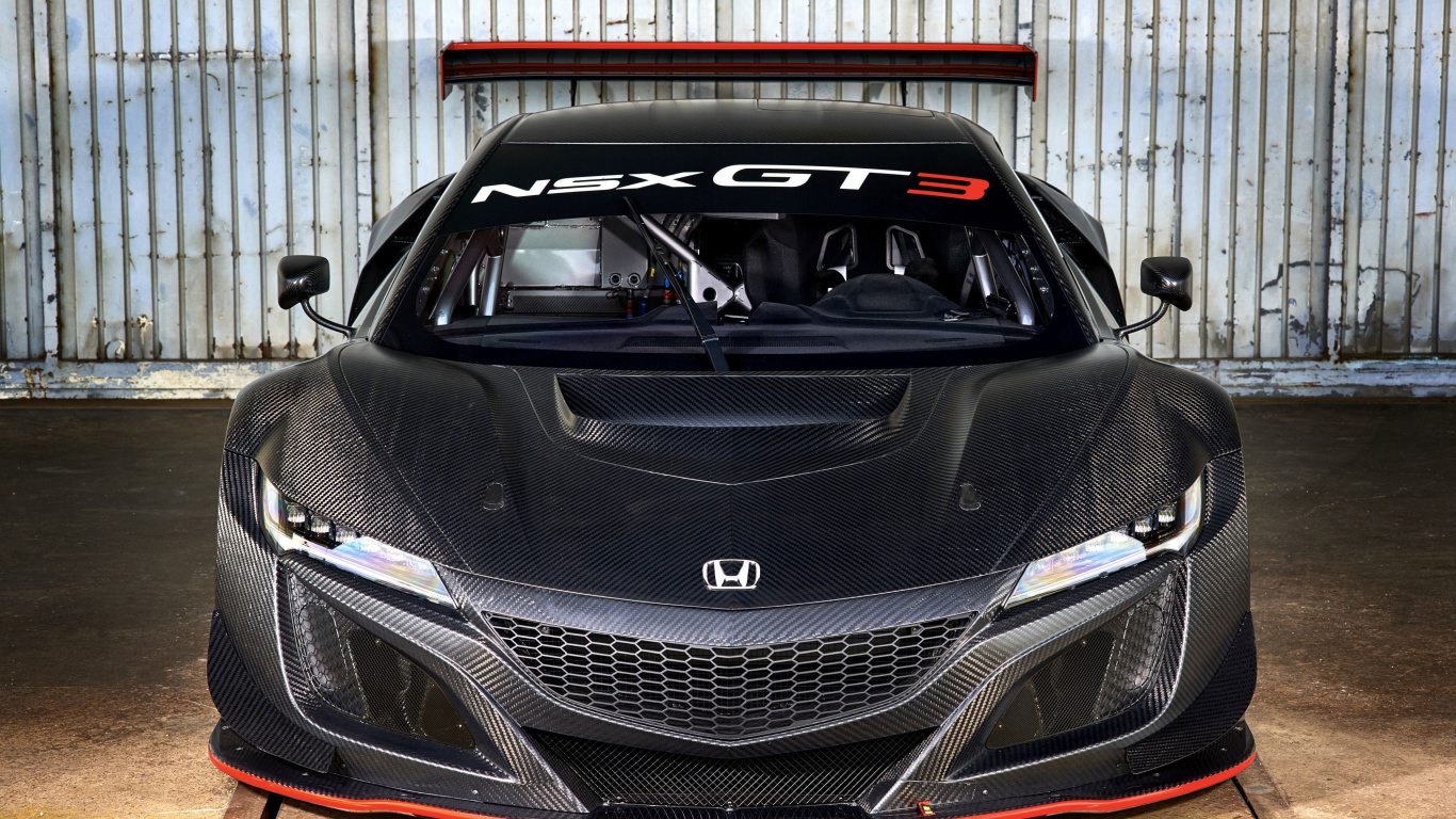 Автомобиль Honda NSX GT3, 2017 вид спереди