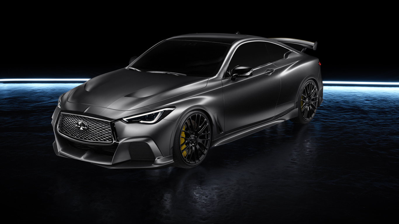Стильный автомобиль  Infiniti Q60 Project Black S 2017 