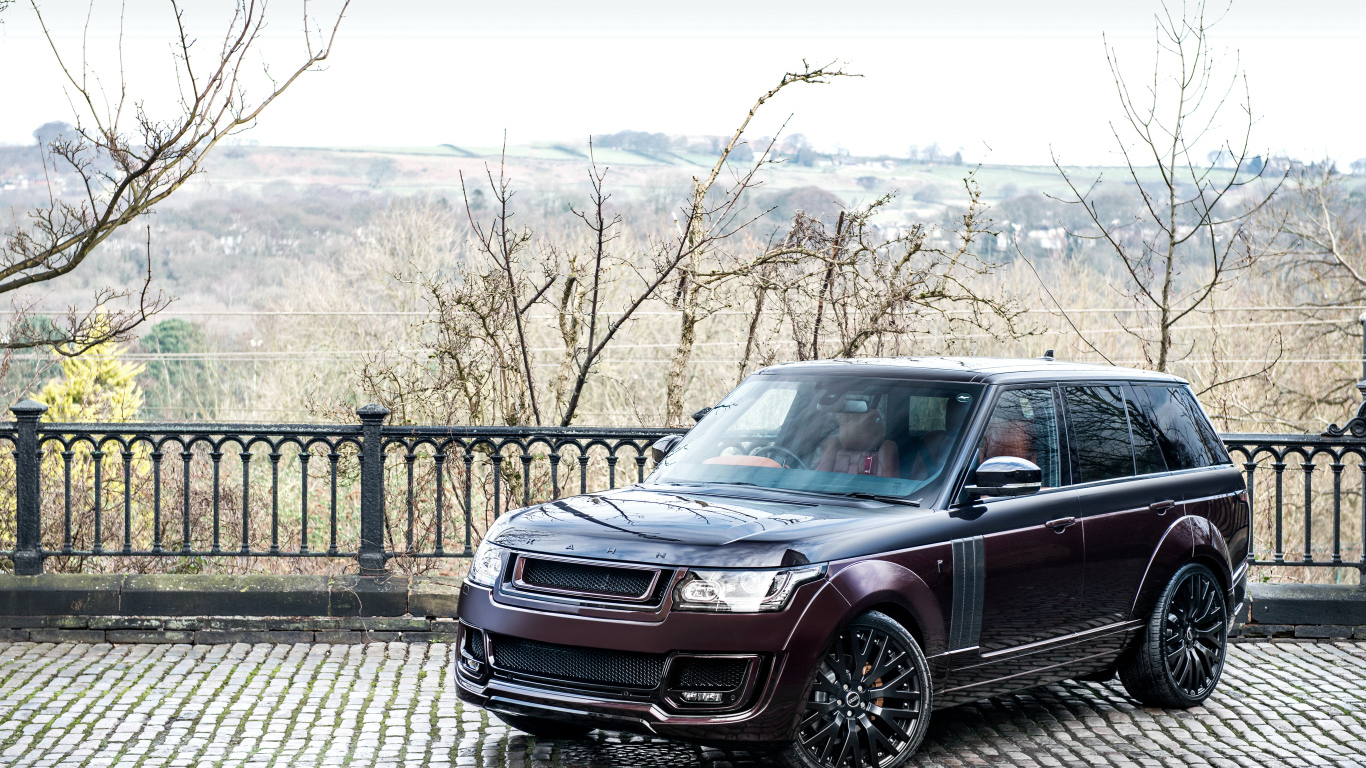 Внедорожник Range Rover цвет бордовый металлик