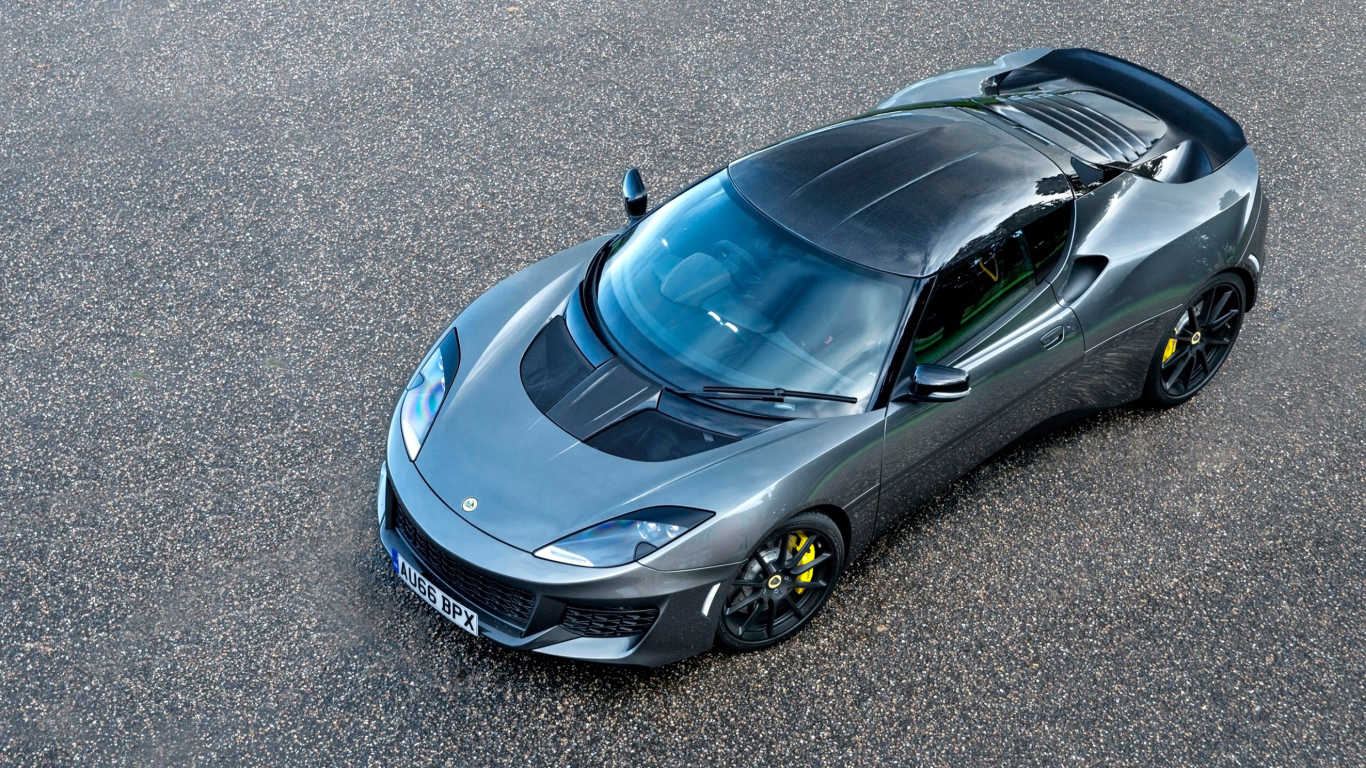 Автомобиль Lotus Evora Sport 410 вид сверху