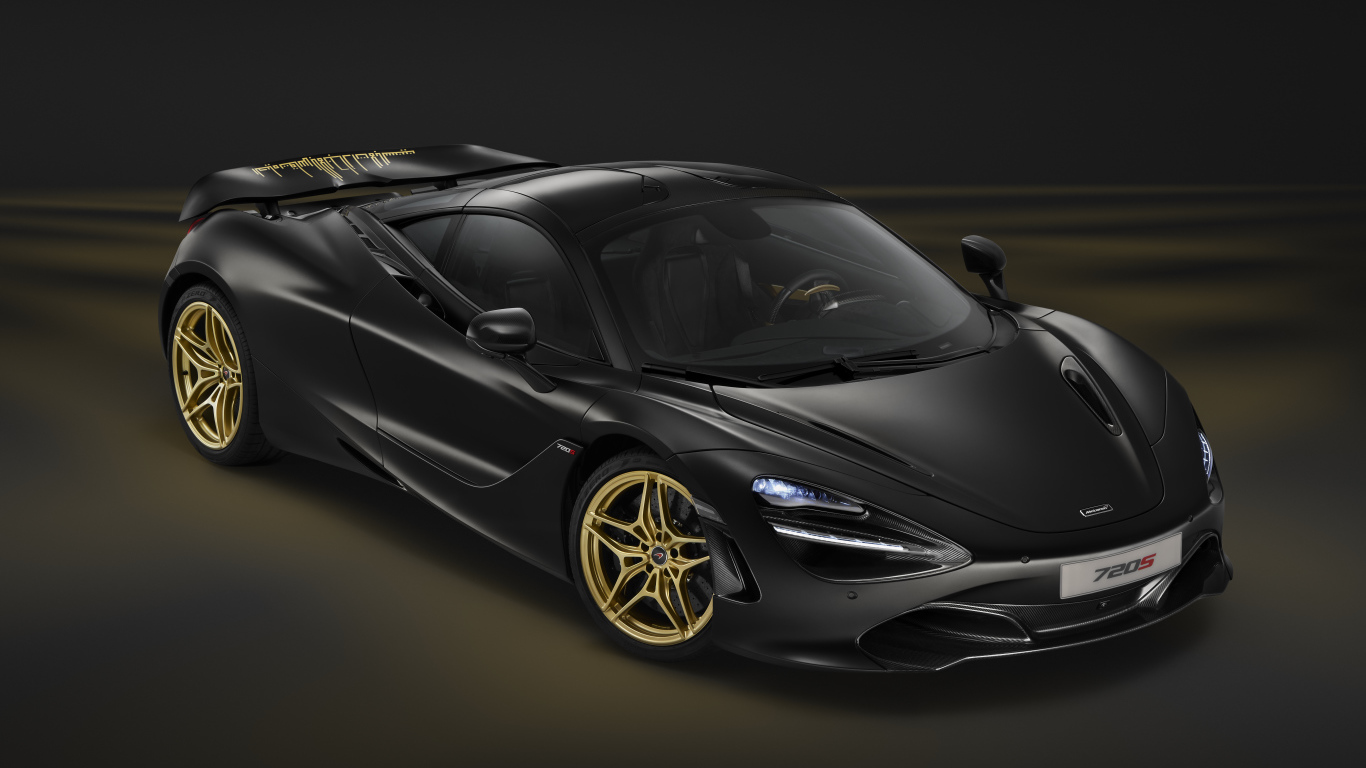 Черный спортивный автомобиль McLaren MSO 720S Coupe